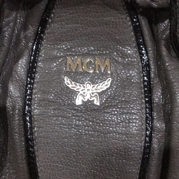 MCM Leather Chain Link Shoulder Bag - Picture 14 of 14